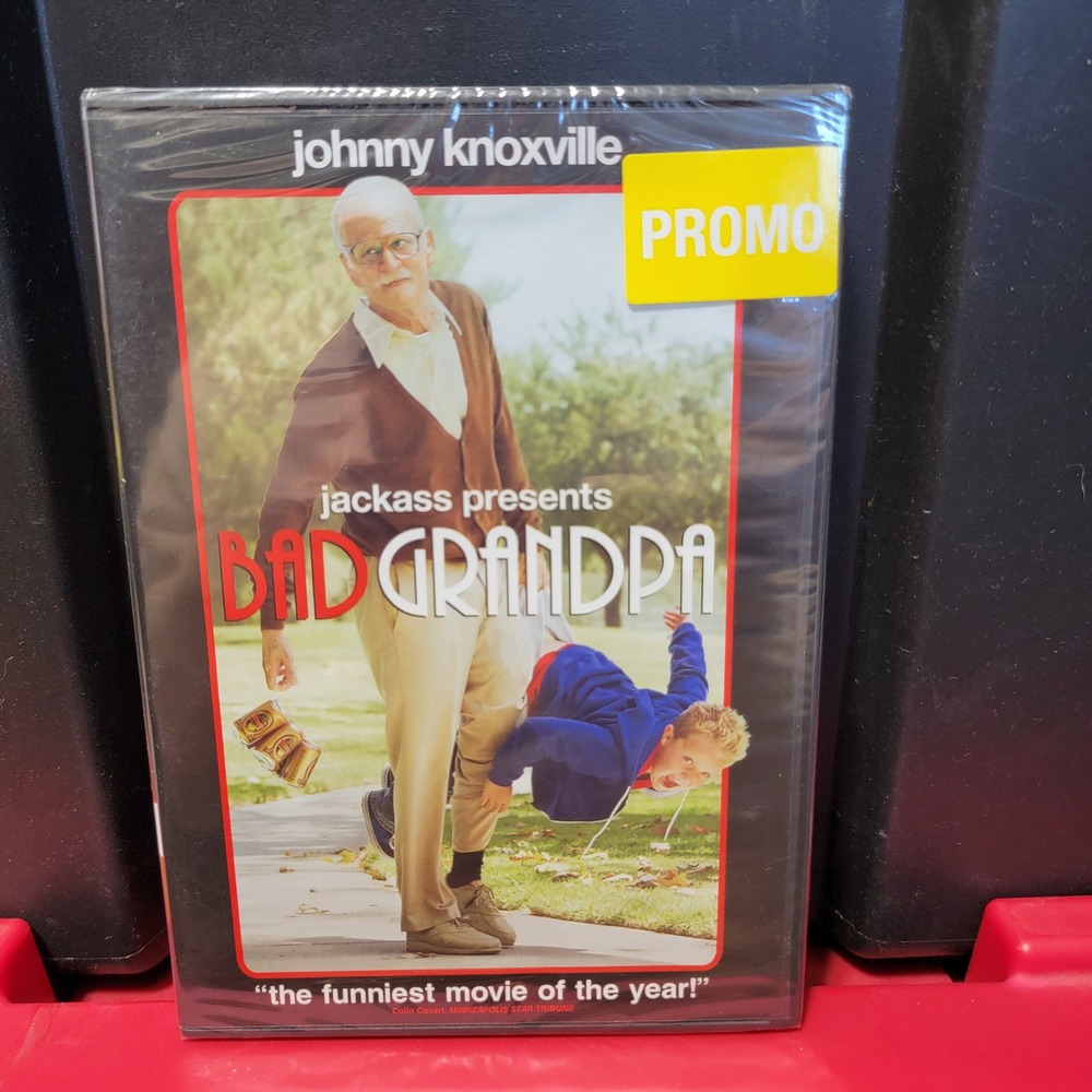 Jackass Presents Bad Grandpa DVD Johnny Knoxville New Sealed Promo 2013 Comedy